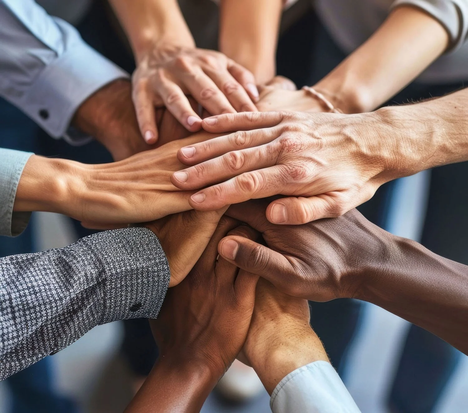 Hands from various people Hands from various people