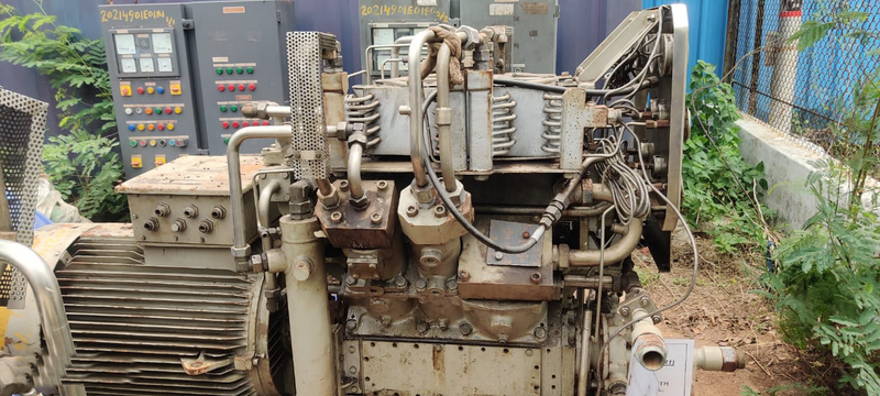 Non-functional compressor waiting to be revamped