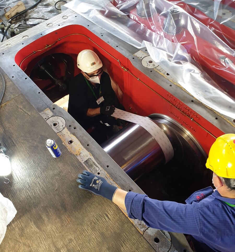 General overhaul of crank gear including crankcase realignment