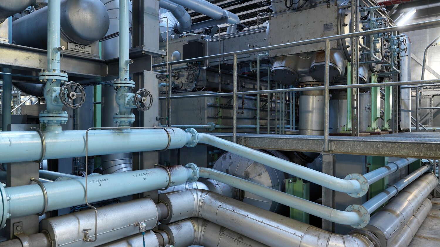 Process gas compressor at Celanese plant