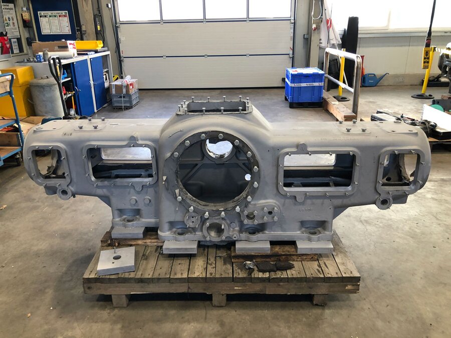 Frame after sandblasting