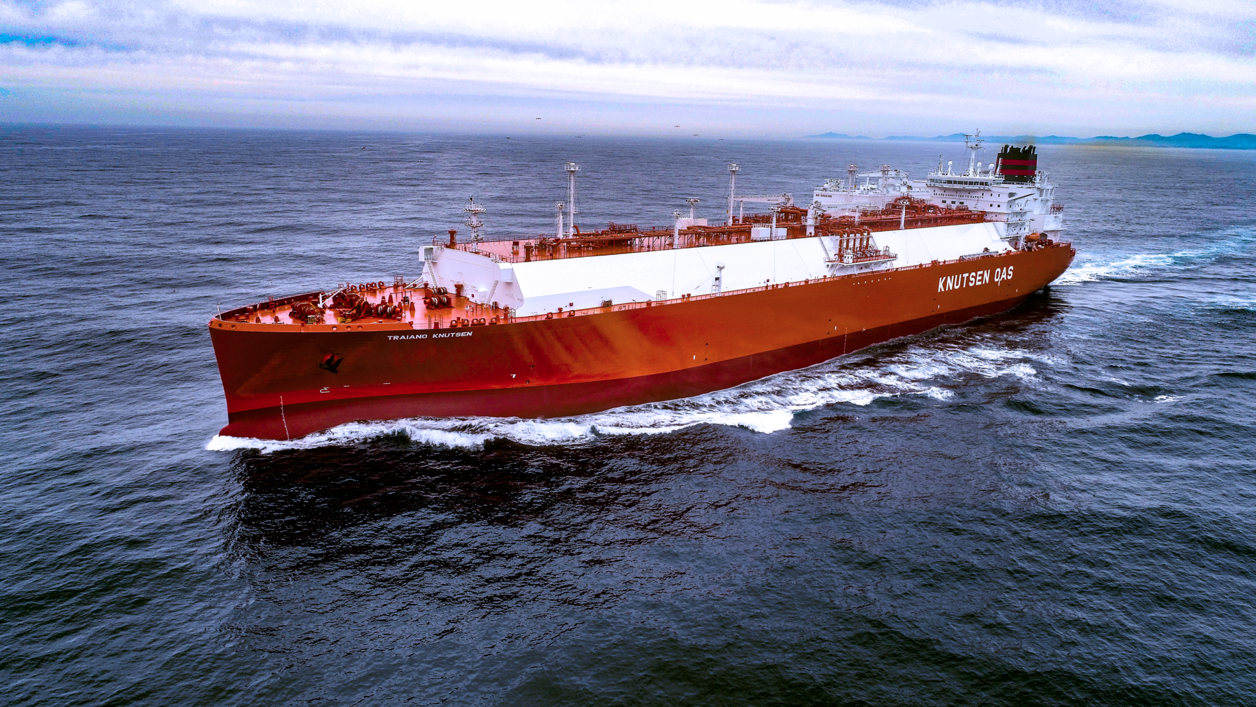 Marine lng tanker ship knutsen