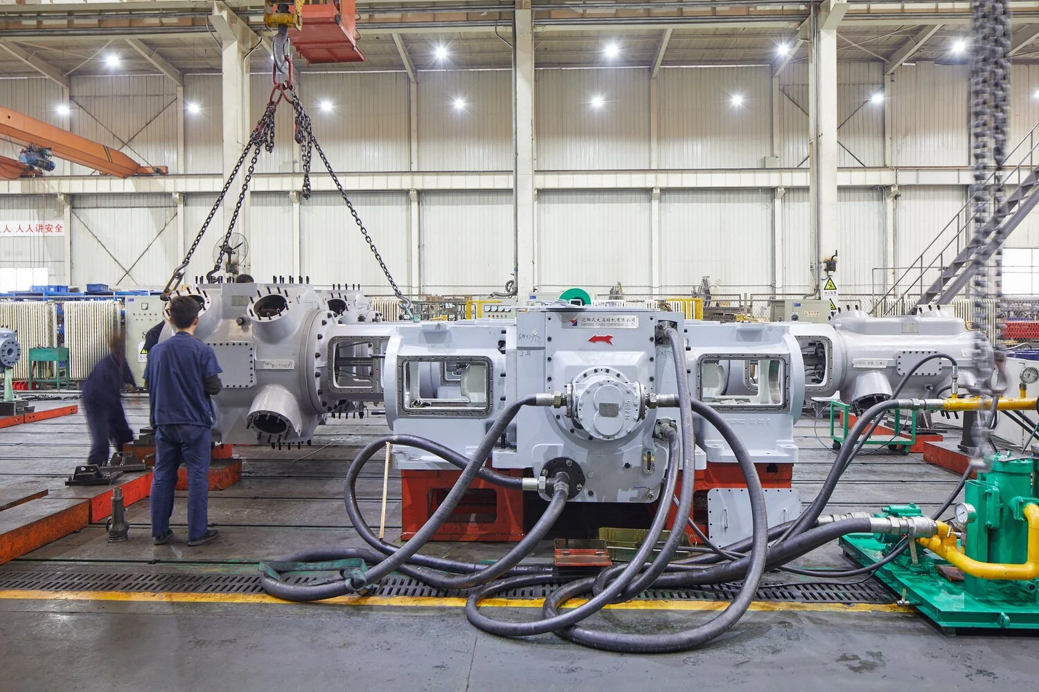 Compressor at Shenyang Yuanda Compressor plant China Compressor at Shenyang Yuanda Compressor plant China