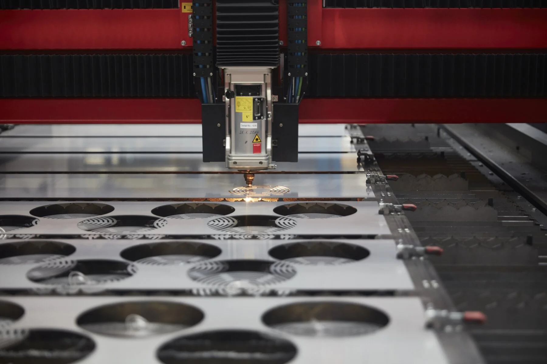 Laser cutting of valve plates