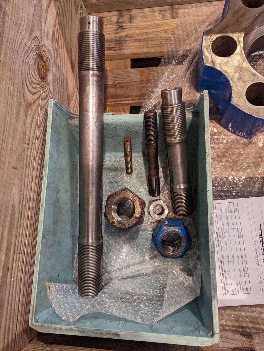 Parts to be replaced