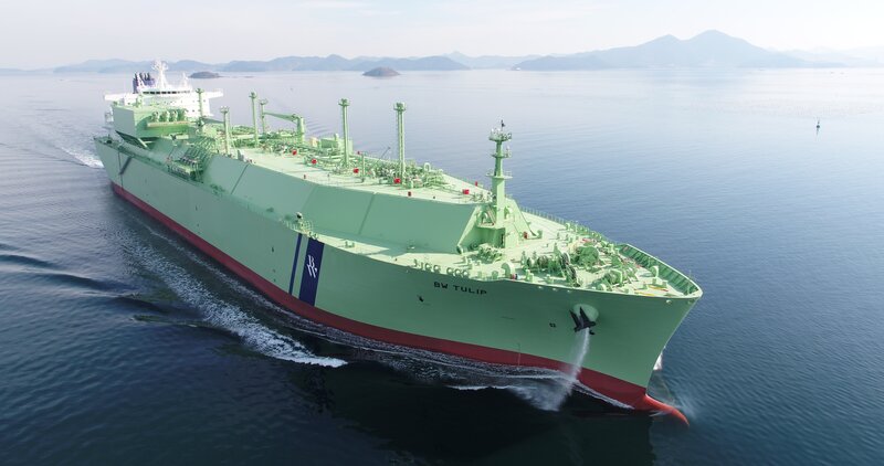LNG carrier ship from BW named Tulip