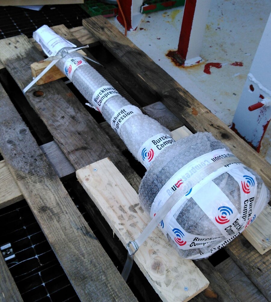 New piston just before delivery