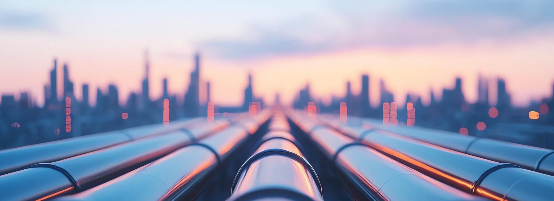 Gas processing plant pipelines