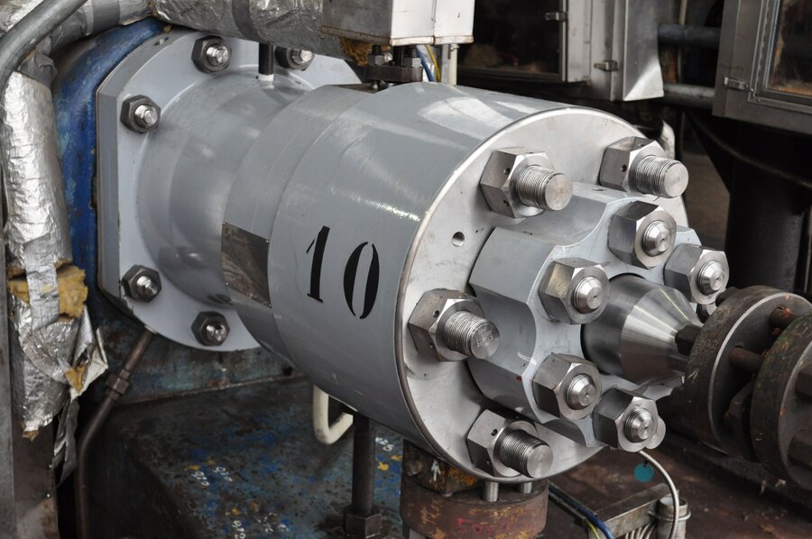 New cylinder installed