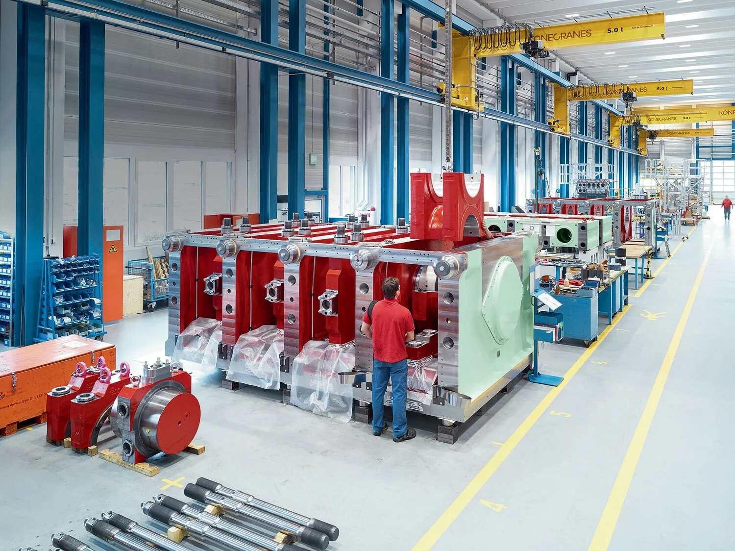 Hyper compressor assembly workshop in BCAG