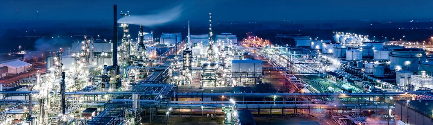 PCI plant at night